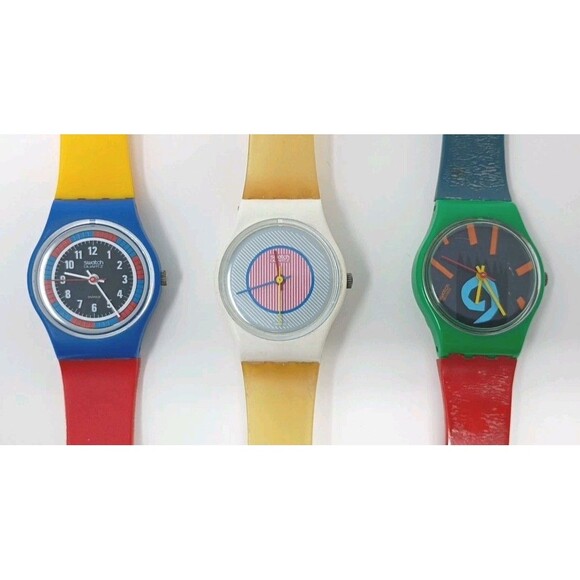 Women\'s Vintage Swatch Watches Lot of 3 - See Description main image 6